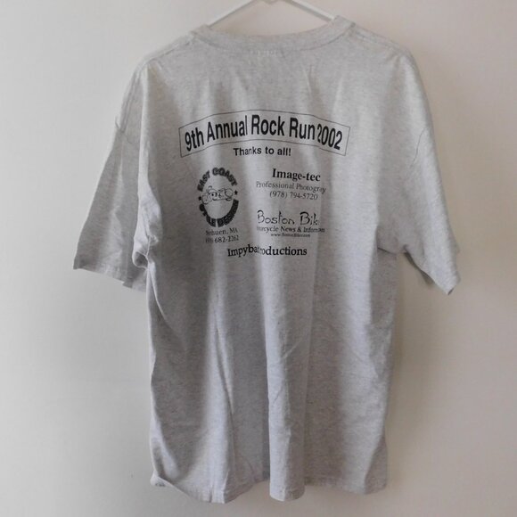 T Shirt Vintage 2002 MSPCA Rock Run Motorcyle Prevention Animal Cruelty Size XL - Picture 4 of 7